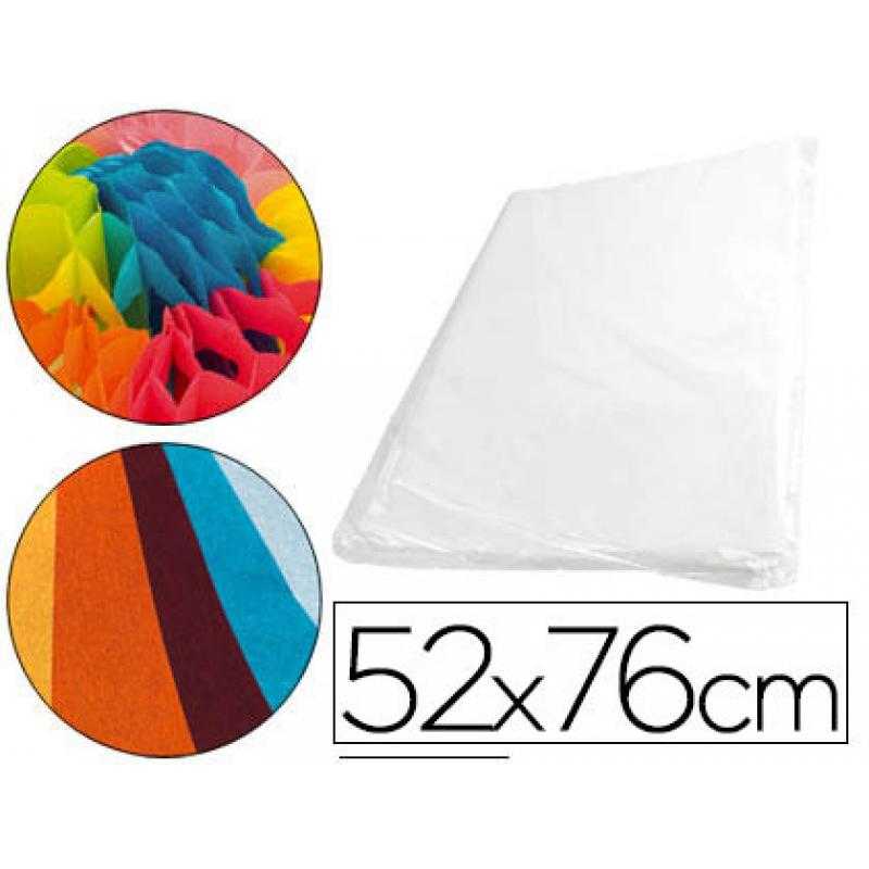 Papel seda 52x76 cm 18 gr blanco -paquete de 500 hojas