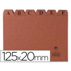 Indice fichero carton nº4 125x200 mm