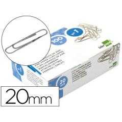 Clips liderpapel n. 1 labiados 20 mm caja de 100 unidades