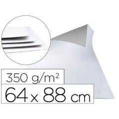 Cartóncillo blanco una cara 350 gr - paquete de 1 kilo 5 hojas