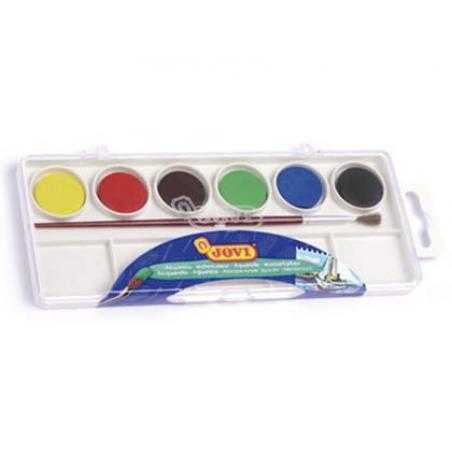 Acuarela jovi 6 colores estuche de plástico