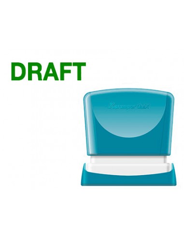 Sello x'stamper quix personalizable color verde medidas 11x40 mm q-10