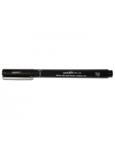 Rotulador uni pin calibrado pin03-200(s) negro