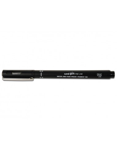 Rotulador uni pin calibrado pin02-200(s) negro