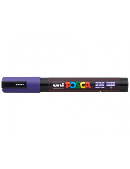 Rotulador uni posca 1,8 - 2,5mm pc-5m azul prusia