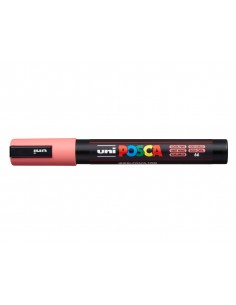 Rotulador uni posca 1,8 - 2,5mm pc-5m rosa coral