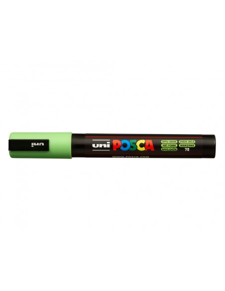 Rotulador uni posca 1,8 - 2,5mm pc-5m verde manzana