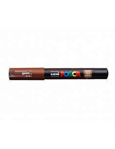 Rotulador uni posca 0,7mm pc-1m marron