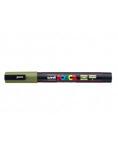 Rotulador uni posca 0,9 - 1,3mm pc-3m verde kaki