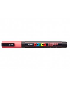 Rotulador uni posca 0,9 - 1,3mm pc-3m rosa coral