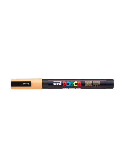Rotulador uni posca 0,9 - 1,3mm pc-3m naranja claro