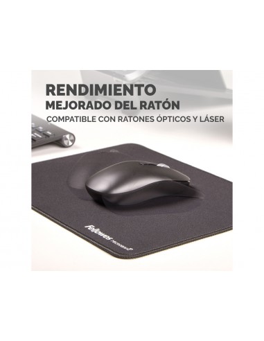 Alfombrilla para raton fellowes breyta xl negro