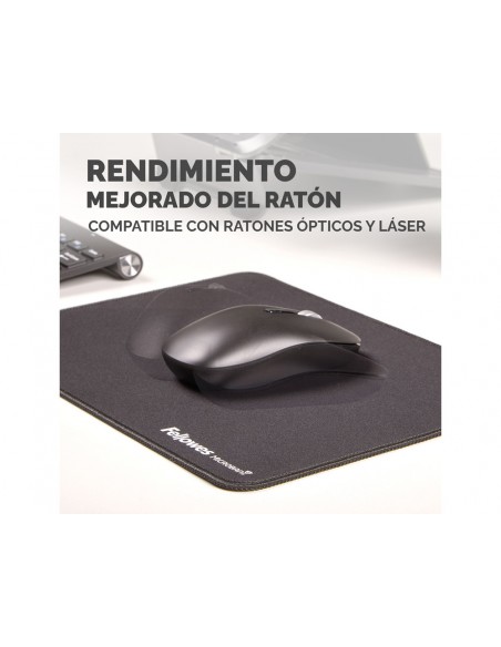 Alfombrilla para raton fellowes breyta xl negro
