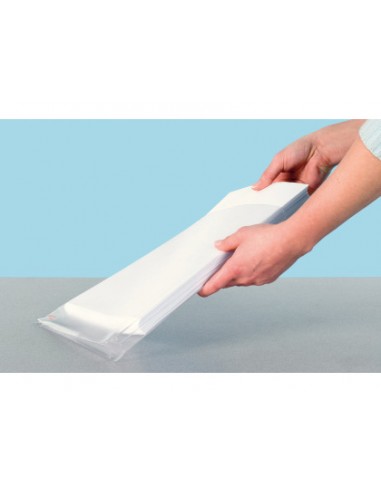 Funda multitaladro leitz con fuelle din a4 con refuerzo 170 mc cristal pack de 10 unidades