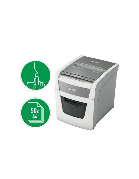 Destructora de documentos leitz iq auto+ office 50 capacidad de corte 50 hojas destruye grapas y clips Destructora de documentos leitz iq auto+ office 50 capacidad de corte 50 hojas destruye grapas y clips