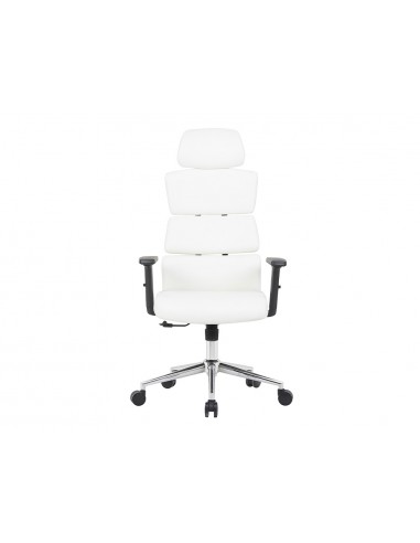 Silla q-connect direccion aurea similpiel alt max 1400 mm anc 520 mm prof 510 mm ruedas premium blanco