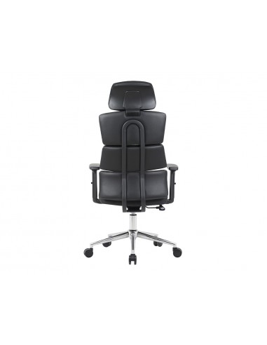 Silla q-connect direccion aurea similpiel alt max 1400 mm anc 520 mm prof 510 mm ruedas premium negro