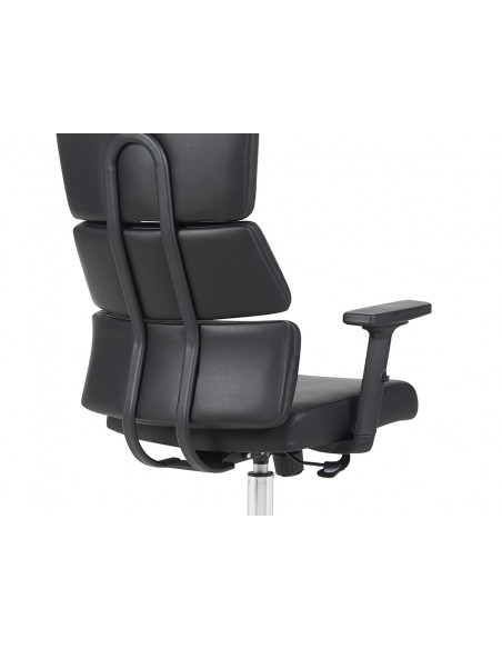 Silla q-connect direccion aurea similpiel alt max 1400 mm anc 520 mm prof 510 mm ruedas premium negro Silla q-connect direccion aurea similpiel alt max 1400 mm anc 520 mm prof 510 mm ruedas premium negro