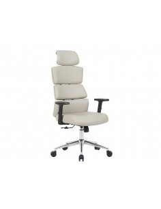 Silla q-connect direccion aurea similpiel alt max 1400 mm anc 520 mm prof 510 mm ruedas premium gris