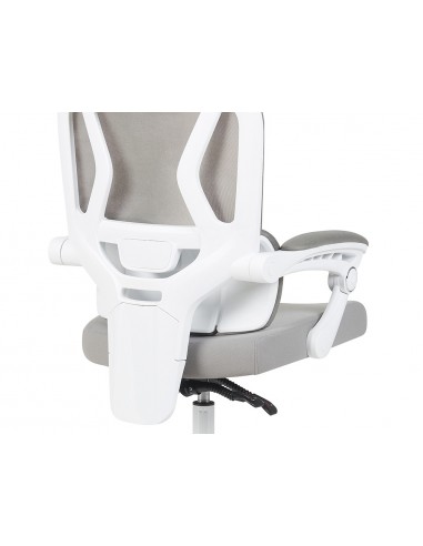 Silla q-connect direccion reggio malla alt max 1300 mm anc 520 mm prof 480 mm ruedas premium color gris blanco