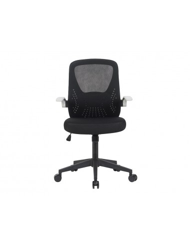 Silla q-connect oficina terni malla alt max 1050 mm anc 500 mm prof 480 mm color negro cuerpo negro