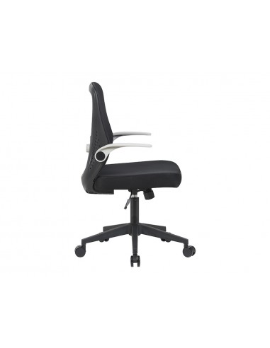 Silla q-connect oficina terni malla alt max 1050 mm anc 500 mm prof 480 mm color negro cuerpo negro
