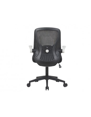 Silla q-connect oficina terni malla alt max 1050 mm anc 500 mm prof 480 mm color negro cuerpo negro