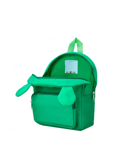 Mochila infantil imaginovo backpack buddies rana dos compartimentos poliester 280x90x200 mm