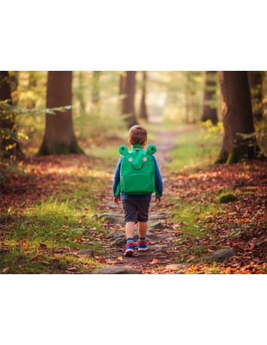 Mochila infantil imaginovo backpack buddies rana dos compartimentos poliester 280x90x200 mm