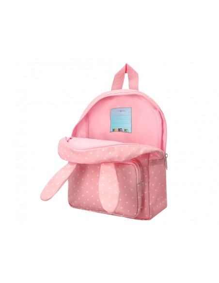 Mochila infantil imaginovo backpack buddies conejo dos compartimentos poliester 280x90x200 mm