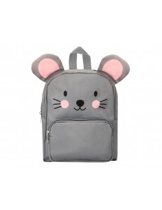 Mochila infantil imaginovo backpack buddies raton dos compartimentos poliester 280x90x200 mm