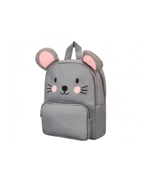 Mochila infantil imaginovo backpack buddies raton dos compartimentos poliester 280x90x200 mm