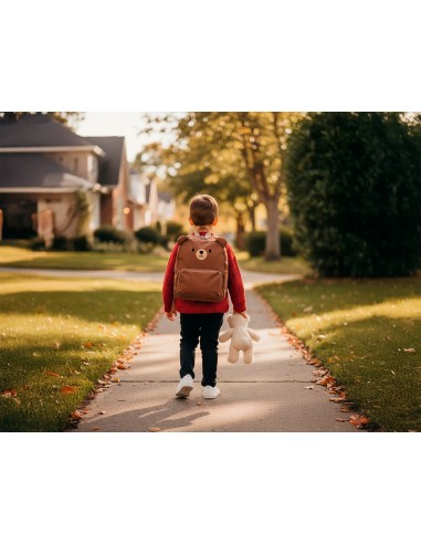 Mochila infantil imaginovo backpack buddies oso dos compartimentos poliester 280x90x200 mm