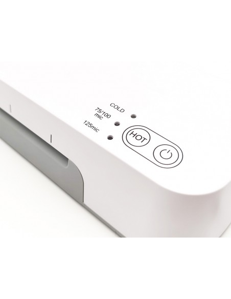 Plastificadora q-connect kf19093 din a3 estandar 2 rodillos hasta 125 mc