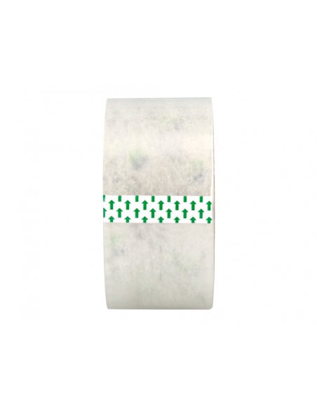 Cinta adhesiva q-connect polipropileno transparente 132 mt x 50 mm para embalaje