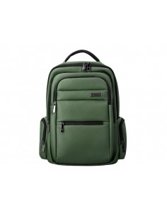 Mochila antartik volt 5 compartimentos color verde militar interior naranja 450x180x330 mm