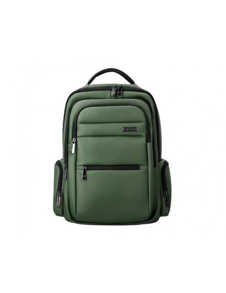 Mochila antartik volt 5 compartimentos color verde militar interior naranja 450x180x330 mm