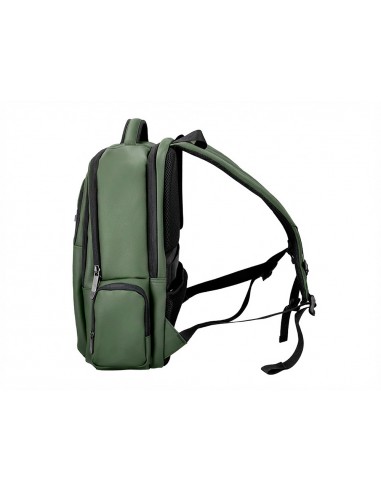 Mochila antartik volt 5 compartimentos color verde militar interior naranja 450x180x330 mm