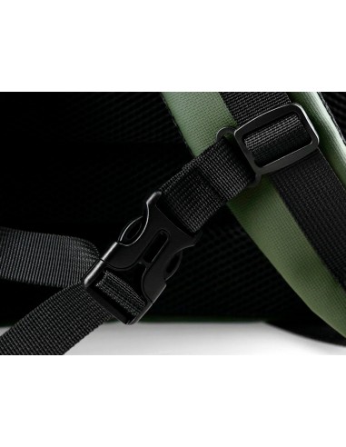 Mochila antartik volt 5 compartimentos color verde militar interior naranja 450x180x330 mm