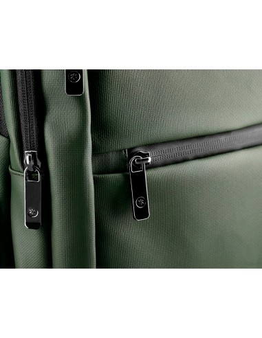 Mochila antartik volt 5 compartimentos color verde militar interior naranja 450x180x330 mm