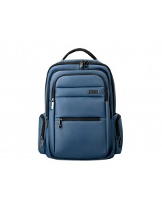 Mochila antartik volt 5 compartimentos color azul marino interior turquesa 450x180x330 mm