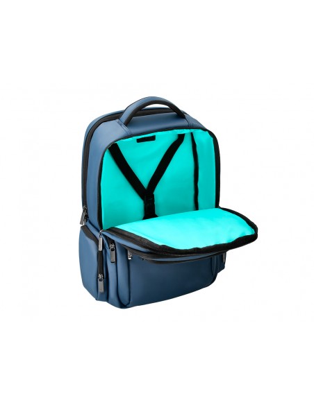 Mochila antartik volt 5 compartimentos color azul marino interior turquesa 450x180x330 mm Mochila antartik volt 5 compartimentos color azul marino interior turquesa 450x180x330 mm