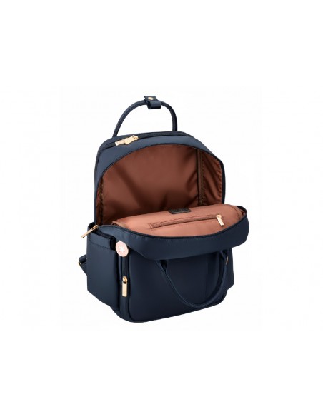 Mochila antartik nova 4 compartimentos color azul marino 410x180x320 mm