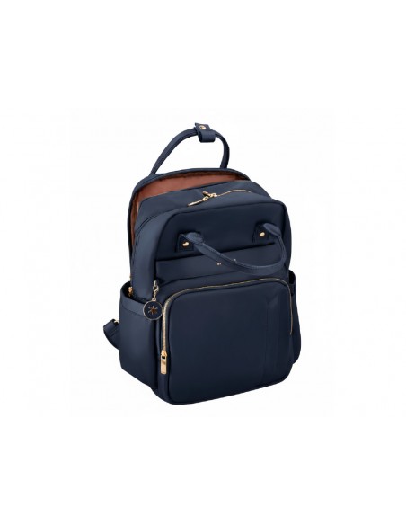 Mochila antartik nova 4 compartimentos color azul marino 410x180x320 mm