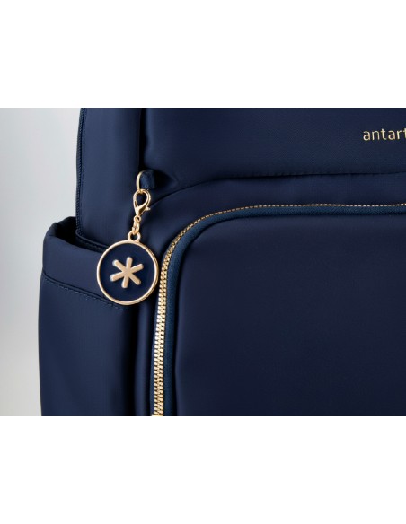 Mochila antartik nova 4 compartimentos color azul marino 410x180x320 mm