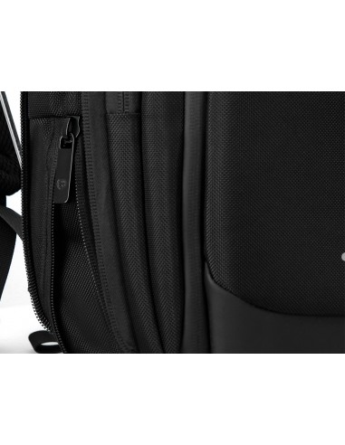 Mochila antartik slim 3 compartimentos color negro 450x150x330 mm