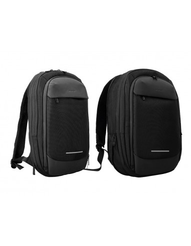Mochila antartik slim 3 compartimentos color negro 450x150x330 mm