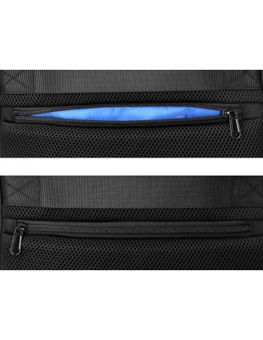 Mochila antartik slim 3 compartimentos color negro 450x150x330 mm