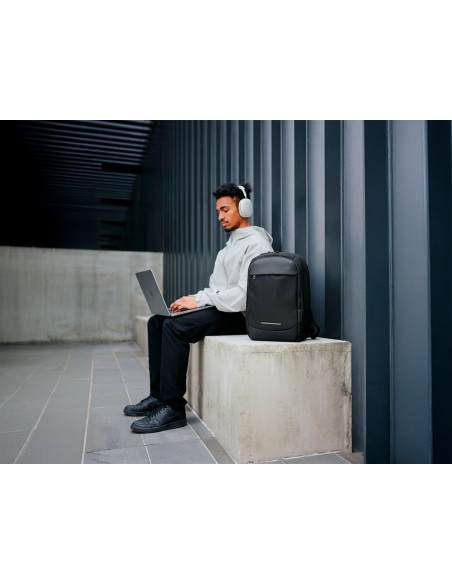 Mochila antartik slim 3 compartimentos color negro 450x150x330 mm