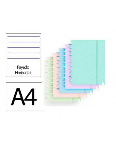 Cuaderno ingeniox foam a4 80h rayado horizontal...